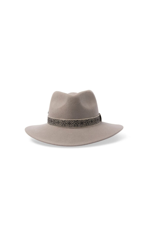 Avoriaz Wool Felt Fedora - Grey