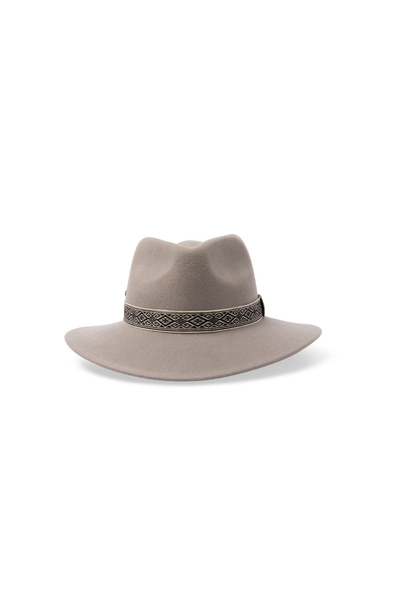 Avoriaz Wool Felt Fedora - Grey