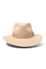 Avoriaz Wool Felt Fedora - Sand