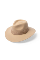 Avoriaz Wool Felt Fedora - Sand