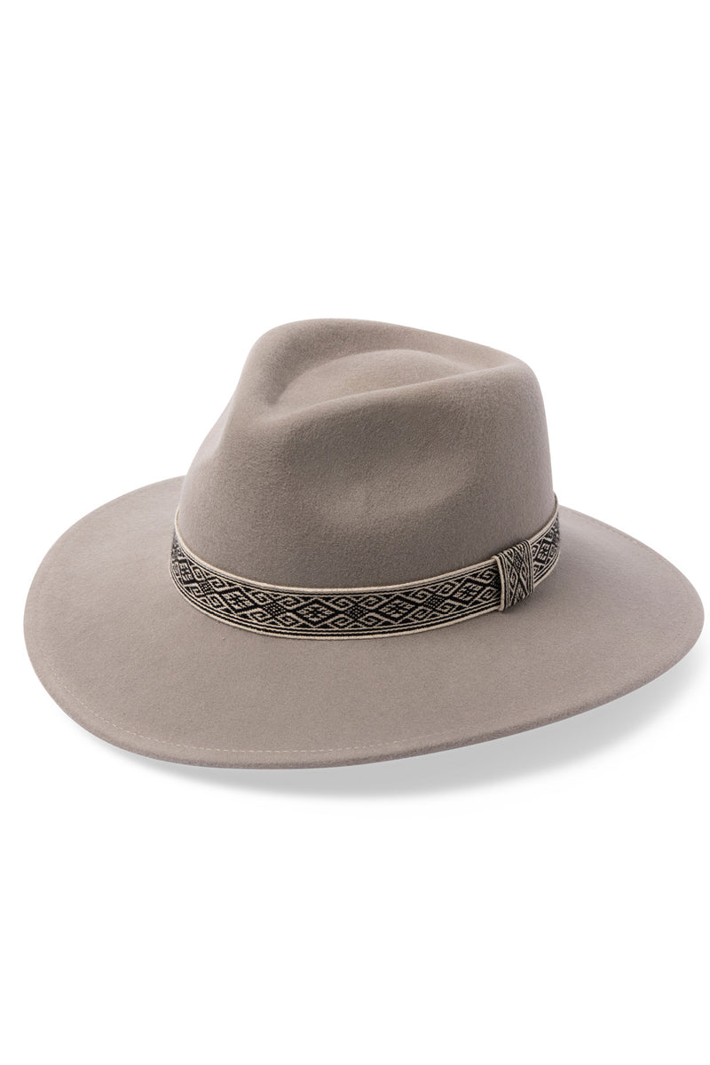 Avoriaz Wool Felt Fedora - Grey