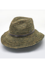 Cuba Wide Brim Trilby - Clay