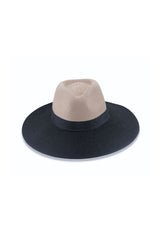 Maui - Wide Brim Flexibraid® - Black/Taupe