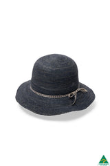 York Raffia Cloche - Denim