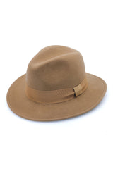 Boston - Wool Felt Fedora - Camel