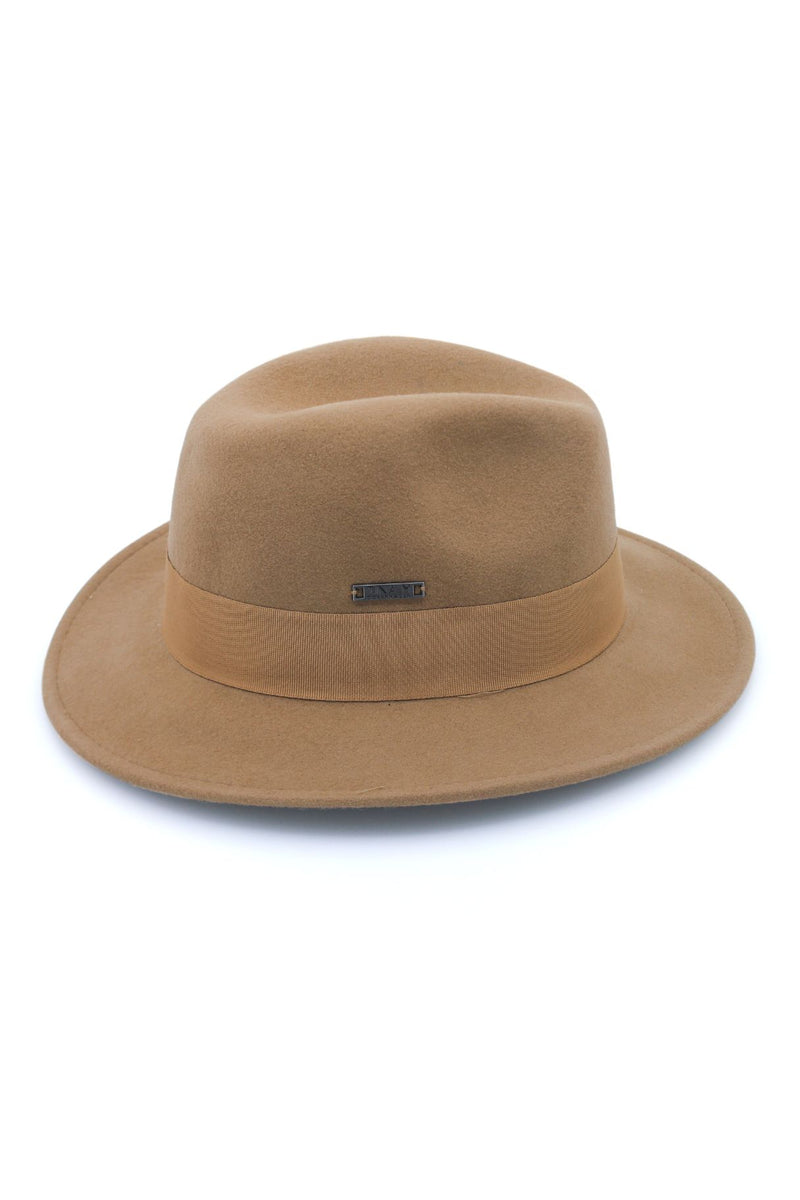 Boston - Wool Felt Fedora - Camel