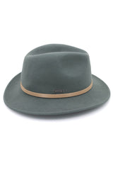 Laax Wool Felt Fedora - Blue Agave