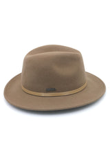 Laax Wool Felt Fedora - Mushroom