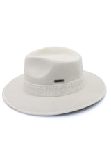 Niseko - Wool Felt Fedora - Snow White