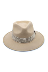 Niseko - Wool Felt Fedora - Beige