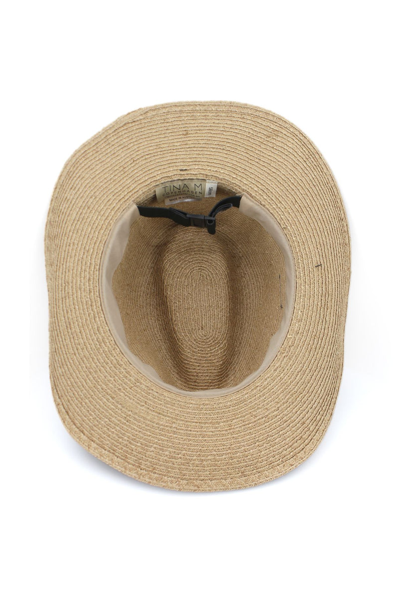 Cabo - Raffia Cowboy Fedora - Natural