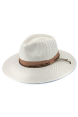 Bahama - Flexibraid® Fedora - Ivory/Nutmeg