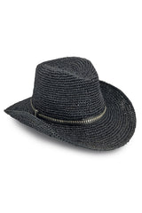 Kai Raffia Cowboy - Black