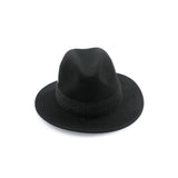 Davos - Wool Felt Fedora - Black