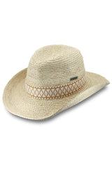 Casa - Raffia Cowboy Fedora - Sand