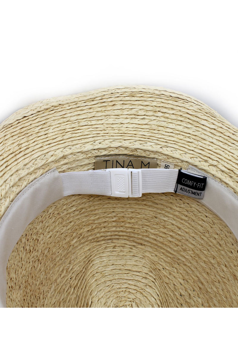 Casa - Raffia Cowboy Fedora - Sand