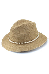 Rosa - Raffia Fedora - Natural