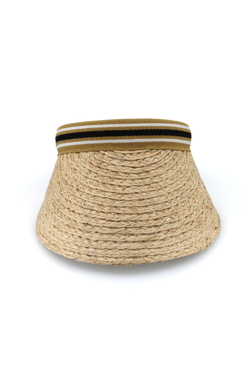 Cabarita - Raffia Visor - Natural