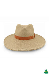 Luna Raffia Braided Fedora - Natural