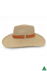 Luna Raffia Braided Fedora - Natural