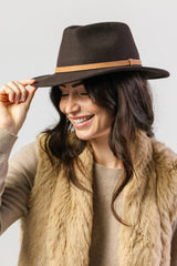 Verbier Felt Fedora - Espresso