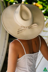 Hepburn Wide Brim Flexibraid® Fedora - Ivory