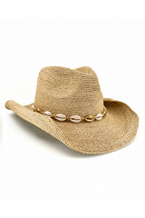 Goldie Raffia Cowboy - Natural